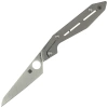 Spyderco - Nand Gray Titanium Satin Folding Knife - M398 - Gray - C270TIP