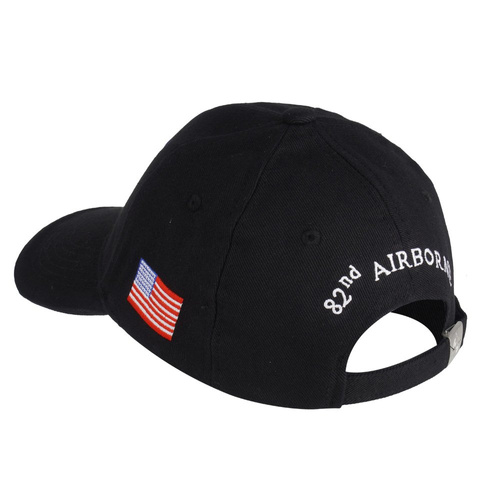 FOSTEX - Baseball Cap 82nd Airborne - Cotton - Black - 215151-224