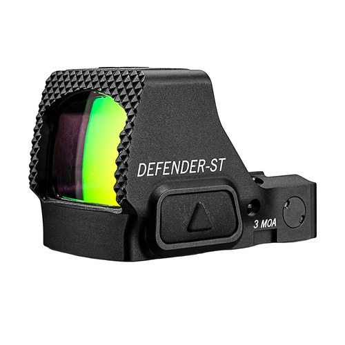 Vortex Optics - Red Dot Defender ST - 3 MOA - Green Dot - Black - DFST-MGD3