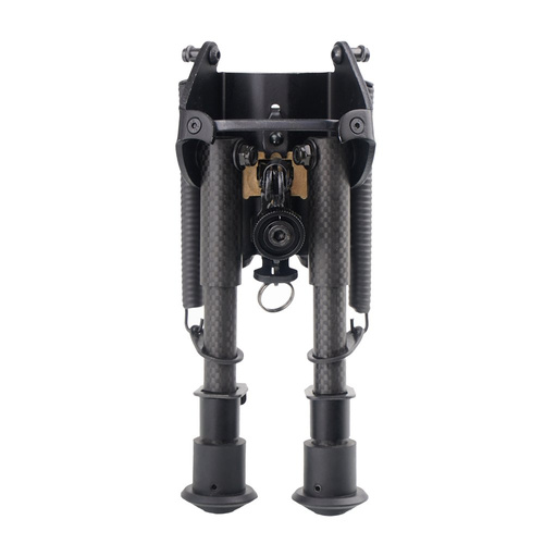 Rokstad - Carbon Fiber Spring Bipod - Non-Swivel - 155-230 mm - Harris / Picatinny - RSCFP-06