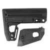 IMI Defense - TS2 M16 / AR15 Tactical Buttstock with Magwell & Extended Overmolded Buttplate - Mil-Spec - Black - IMI-ZS107M