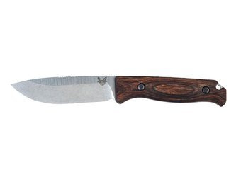Benchmade - Saddle Mountain Skinner Hunting Knife - CPM-S30V - Drop Point - Leather Sheath - 15002
