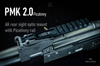 FTCS - Mount for optics behind the AK PMK 2.0 Picatinny riflescope - Black H-146 - No. 18.