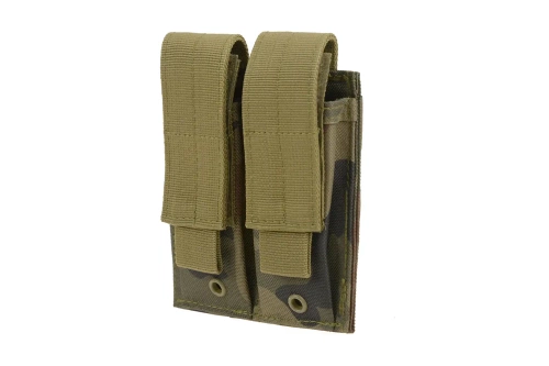 GFC Tactical - Double Pistol Magazine Pouch - MOLLE - Nylon - Wz. 93 PL Woodland - GFT-19-011404