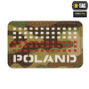 M-Tac - Patch with Poland Flag and Inscription - Laser Cut - Pixels - Red / MultiCam / White - 51006108