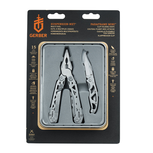 Gerber - Suspension NXT multitool and Mini Paraframe GT 4L folding knife Set - 1052474