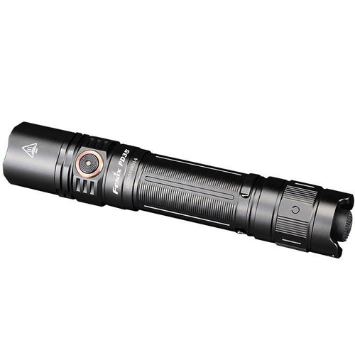Fenix - Tactical LED Flashlight Rechargeable - 1700 Lumens - 2600 mAh - Black - PD35 V3.0