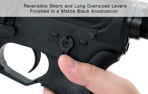 UTG - AR15 Ambidextrous Safety Selector - 45 / 90 Degree - Black - TLT-TKSLT