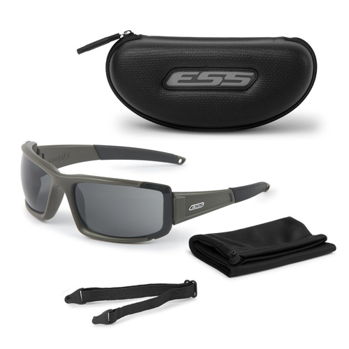 ESS - CDI MAX Ballistic Glasses - Matte Olive - Smoke Gray - EE9003-03