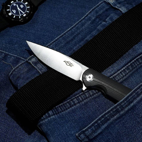 Ganzo - EDC Firebird FH41S Folding Knife - Liner Lock - D2 - Black - FH41S-BK