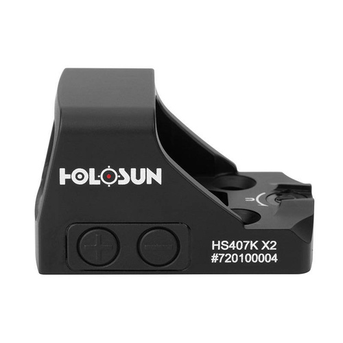 Holosun - Collimator HS407K Open Reflex SubCompact Pistol Sight - Black - HS407K X2