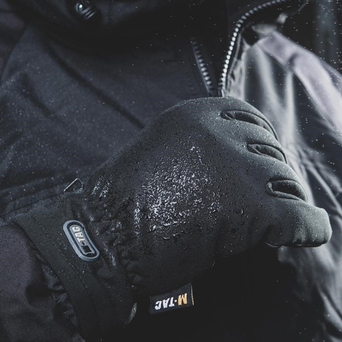 M-Tac - Soft Shell Thinsulate Tactical Gloves - Black - 90308002