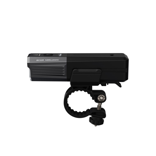 Fenix - LED Front Bicycle Light BC22R - 1400 lm - USB-C - Black - BC22R.11111
