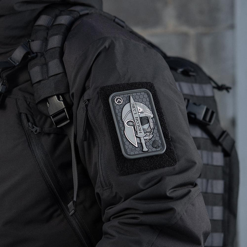 M-Tac - Morale Patch - Molon Labe Ace 3D PVC - Grey - 51127011.