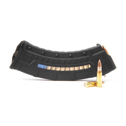 UTG - AK/AKM Magazine with Window - 7.62x39 mm - 30 Rounds - Polymer - Black - RBT-AKM30