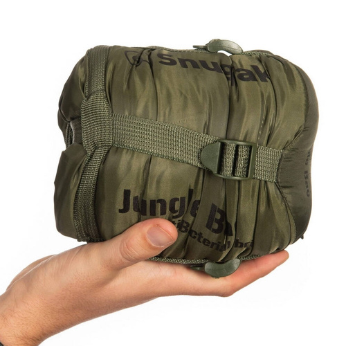Snugpak - Summer Hiking Sleeping Bag Jungle Bag - Left-Handed Zipper - Mosquito Net - Olive - 101090002