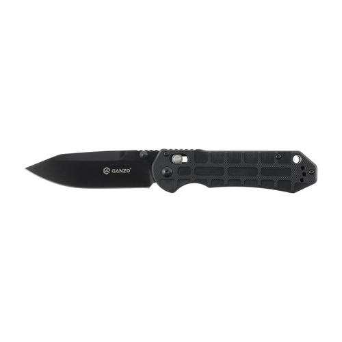 Ganzo - EDC Folding Knife G7453P - G-Lock - 440C - Drop Point - G-10 - Black - G7453P-BK