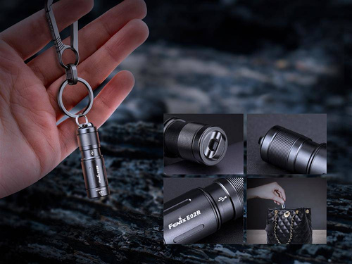 Fenix - E02R Rechargeable Flashlight - 200 lumens
