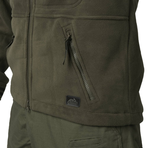 Helikon - Sweatshirt Fleece Infantry - Olive Green/PL Woodland - BL-INF-HF-18