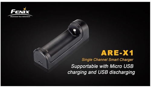 Fenix - Single Channer Smart Charger - 18650, 26650 - ARE-X1