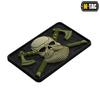 M-Tac - 3D Patch - Bearded Skull - Black / Olive - 51113201