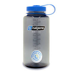Nalgene - 32 oz Wide Mouth Sustain Bottle - 63 mm Cap - 1.1L - Gray - 2020-1532