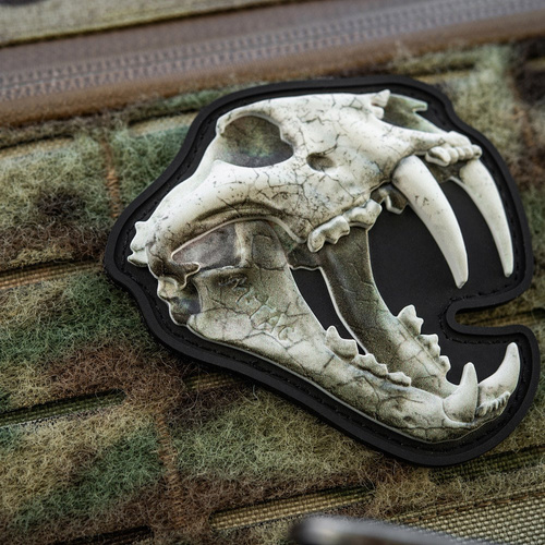 M-Tac - Old Tiger Patch - PVC - White - 51001201