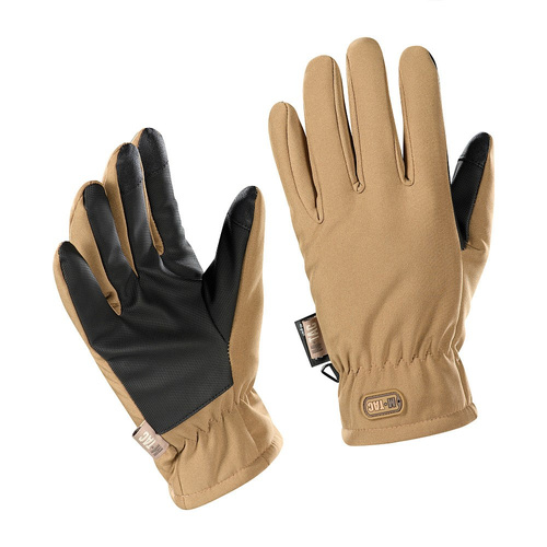 M-Tac - Soft Shell Thinsulate Tactical Gloves - Black / Coyote Brown - 90308017