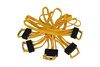 ESP - Textile Disposable Handcuffs - 5 pcs - Yellow - HT-01-Y