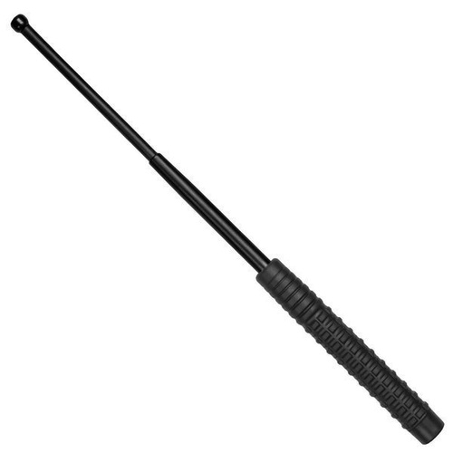 ESP - Non-hardened expandable baton with holder - 16" - Anti-slip handle - Black - ExB-16N BLK BH-02