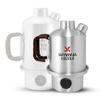 Survival Kettle - Silver Half Tourist Kettle - 0,6 l