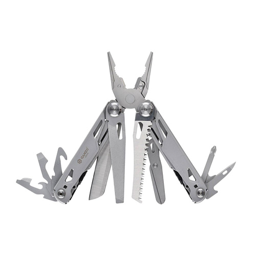 Ganzo - Multitool G303 with Bit Set - 14 Tools - Silver - G303