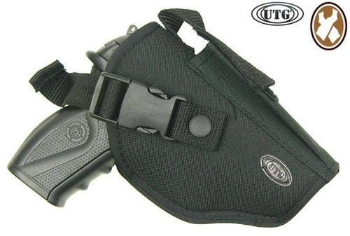 Leapers - Universal Commando Belt Holster - Black - PVC-H270B
