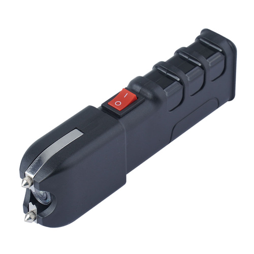 Electro Max - Pro Shock Stun Gun With Flashlight - 5,000,000 V - Black - EM12