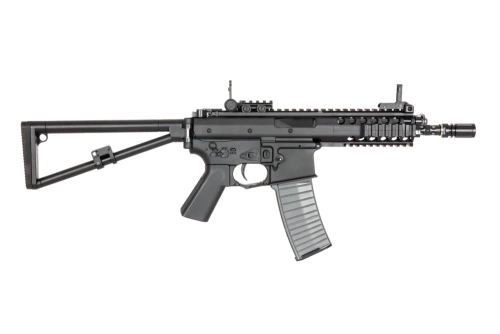 Double Bell - PDW BY-808 Electric Carbine Replica - Black - DBY-01-003504