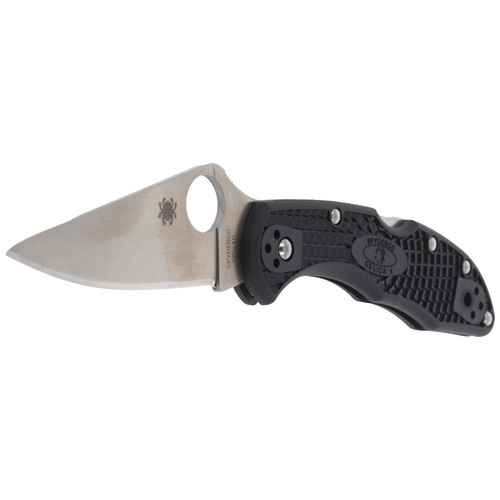 Spyderco - Delica® 4 FRN Flat Ground Black Knife - C11FPBK