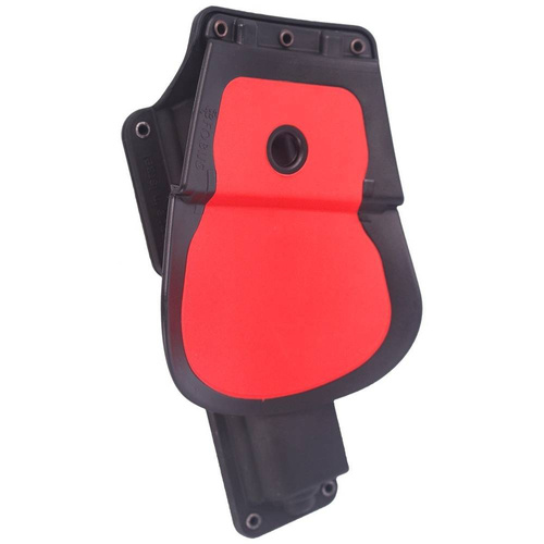 Fobus - OWB Holster 1911 Style: Colt, Springfield, Kimber and Browning Hi-Power - Paddle - Right - Black - EMC