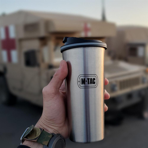 M-Tac - Thermal Mug With Lid - 450 ml - Steel - UN-A01-450