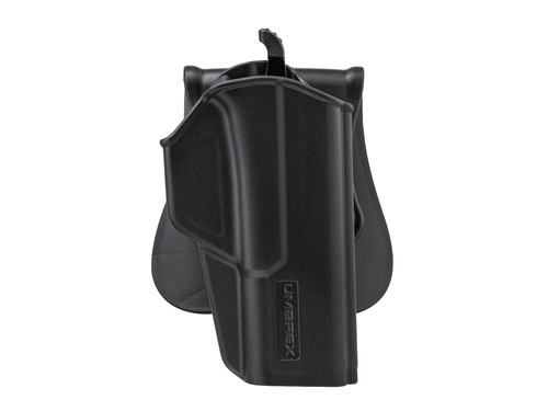 Umarex - Model 2 holster for Glock 17, 19, 19 Gen4, 19X, 18C, 22 gen 4 pistols - Black - 3.1593