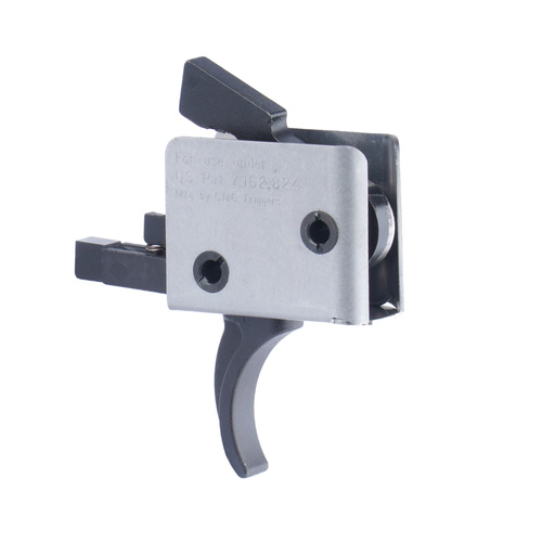 CMC Triggers - Drop-in Trigger for AR15/AR10 Small Pin Competition - Single Stage - Curved - 2.5 lb - 90501