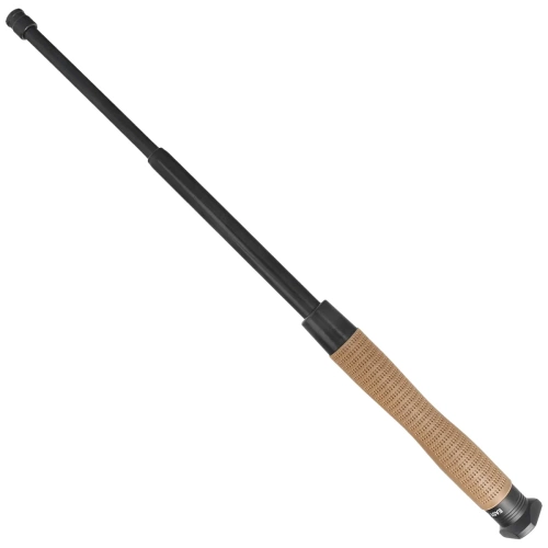 ESP - Hardened Ergonomic Easy Lock Telescopic Baton - 20" - Black/Khaki - ExBTTO-20HE-KH