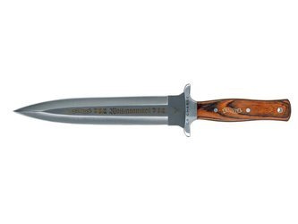Walther - La Chasse Boar Hunter Knife - Dagger - 440C - Leather Sheath - 5.0805