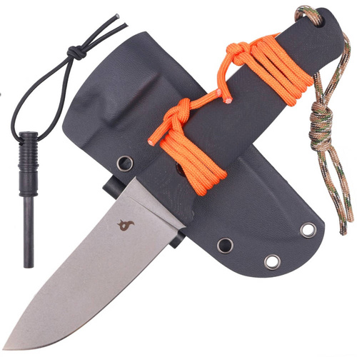 BlackFox - Survival Knife Vesuvius - D2 - Black - BF-710 D2
