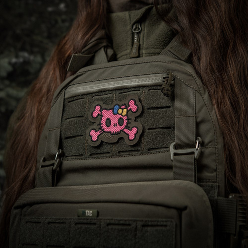 M-Tac - Kitty Pink Patch - Embroidery - Yellow and Blue Bow - Ranger Green - 51393023