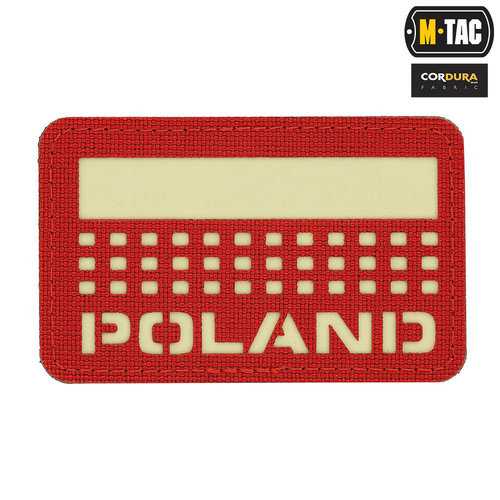 M-Tac - Flag patch - Poland 50х80 - Laser Cut Red/White - 51006233.
