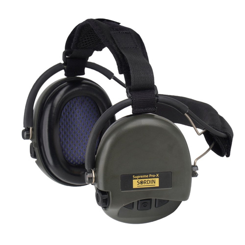 Sordin - Supreme® Pro-X Neckband Earmuff - OD Green - 76302-X-S