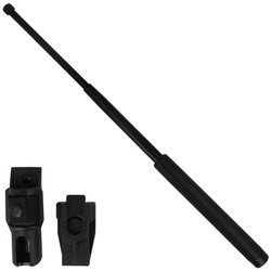 ESP - Hardened expandable baton - 21'' - Smooth imitation leather handle - EXB-21HL BLK BH-54-L