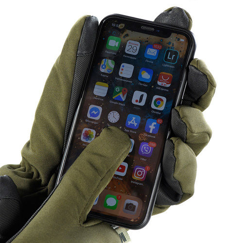 M-Tac - Soft Shell Thinsulate Tactical Gloves - Olive - 90308001