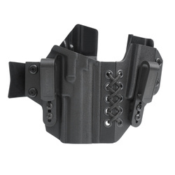 DOUBLETAP GEAR - Appendix Elastic IWB Kydex Holster for HK P30, SFP and Magazine - Black