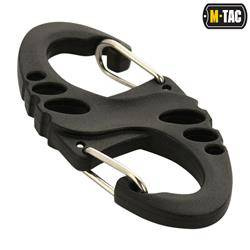 M-Tac - Double Carabiner S-Hook - Black - MTC-SHKCRBNR-BK